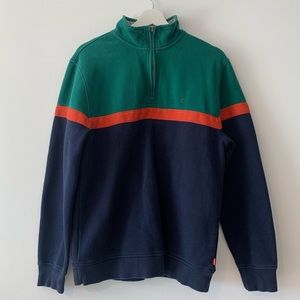 VINTAGE IZOD ZIP UP SWEATER